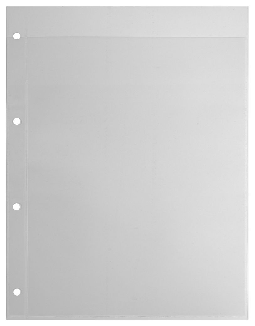 Stock Pages "Combi" Single Sided, Clear