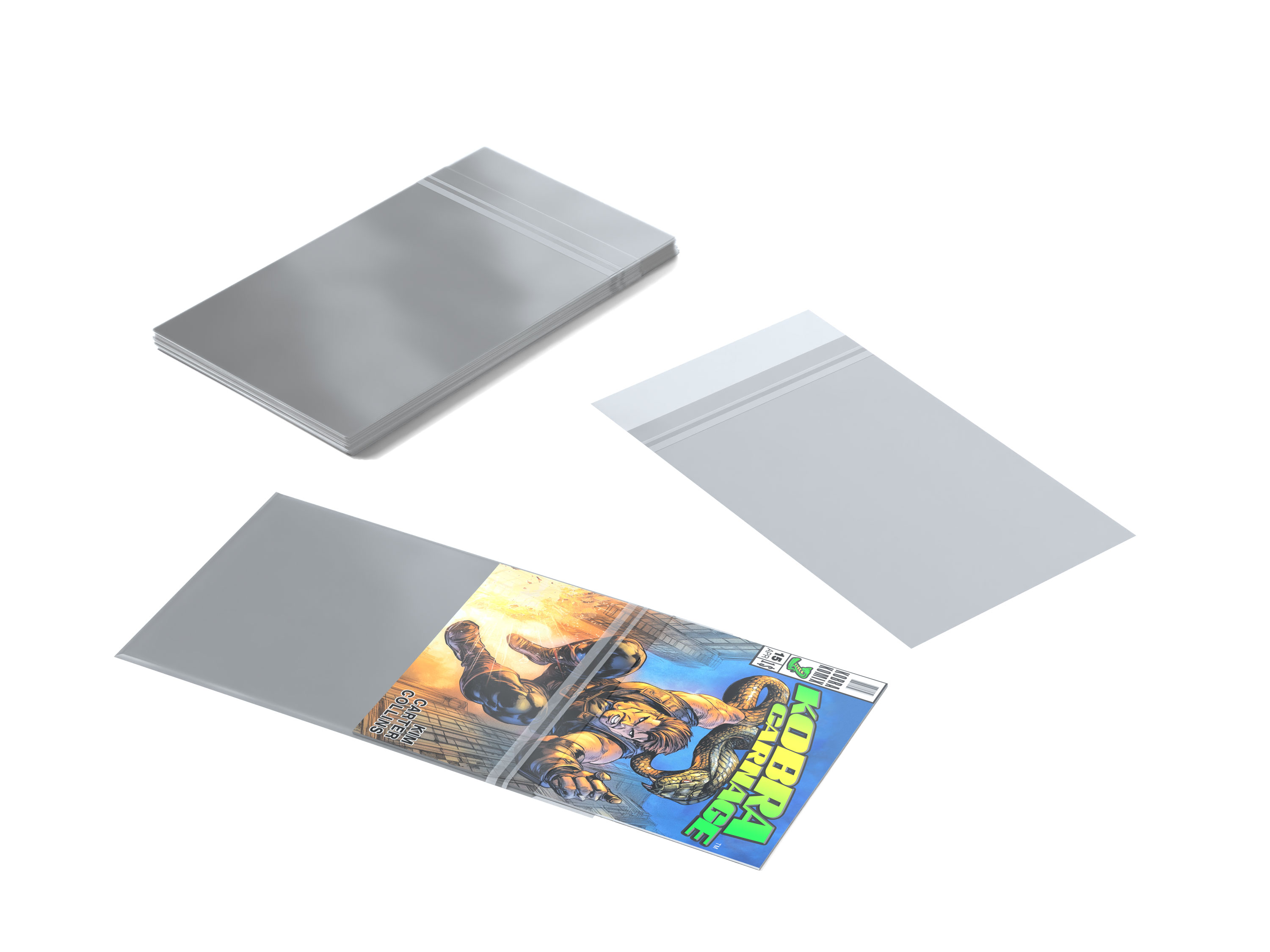 Comic Book Bags - Current Size 100 x Kobra Collect