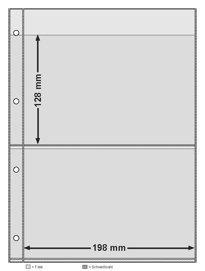 Stock Pages "Combi" Double Sided, Black