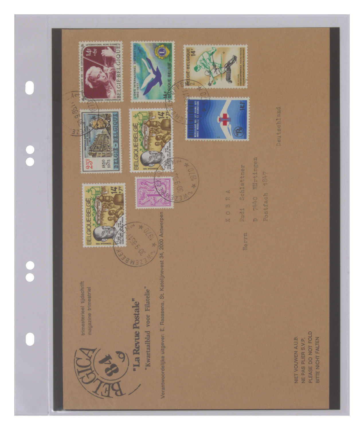 Additional Pages for Double FDC and Coincards/Phonecards Albums