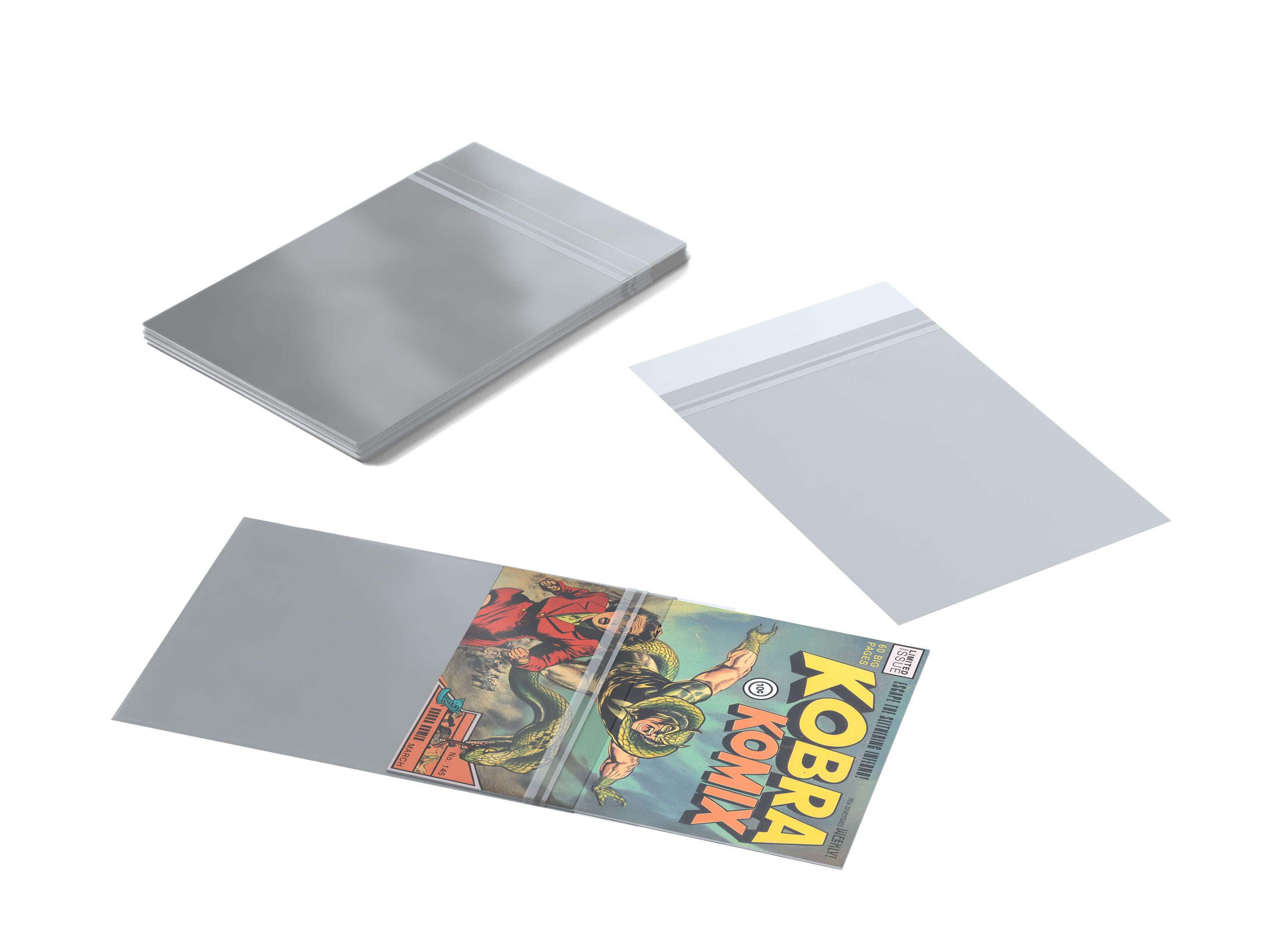 Comic Book Bags Golden Size 100 x Kobra Collect