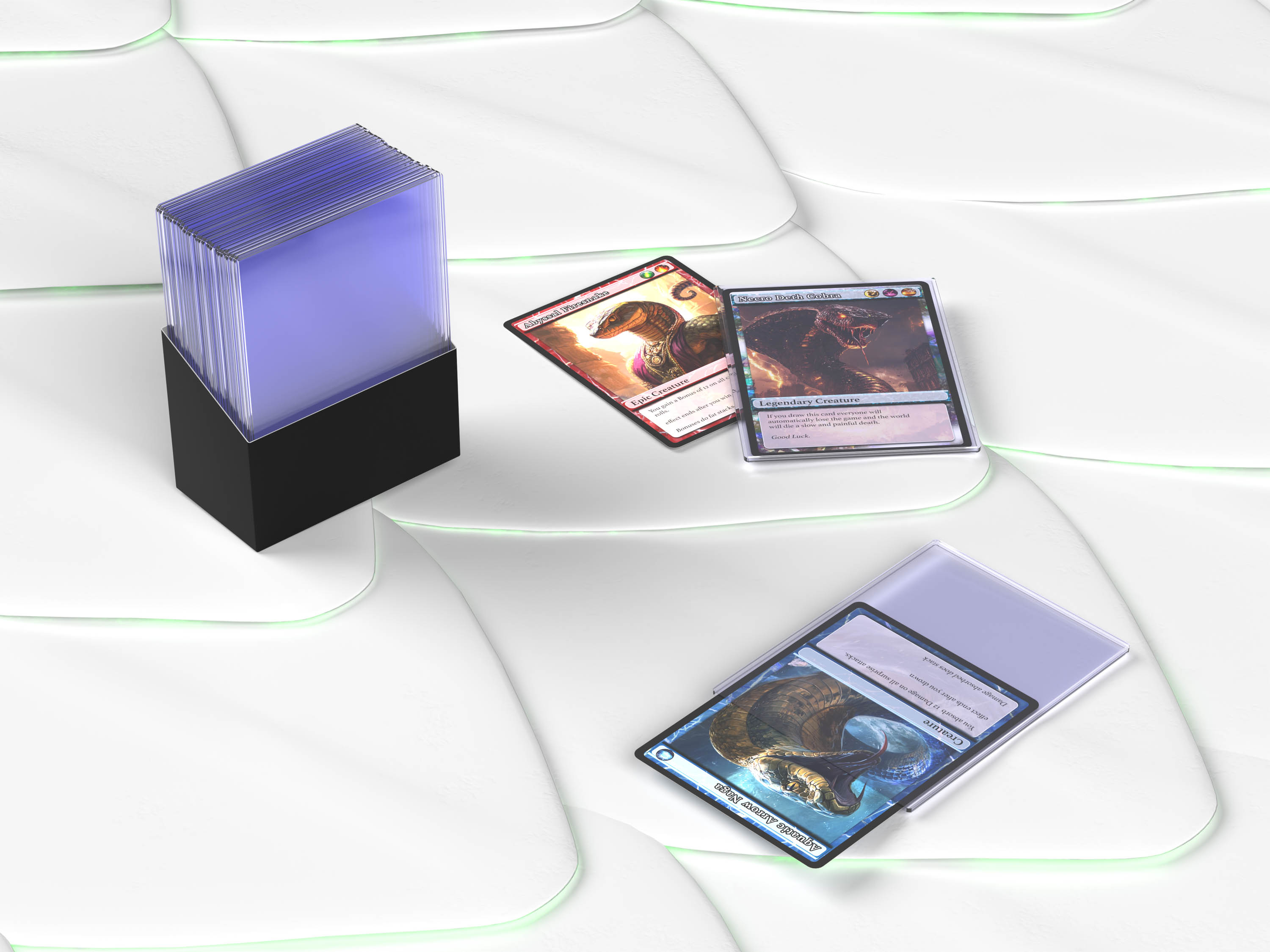 3x4" 35 PT Toploader 25 x Kobra Collect