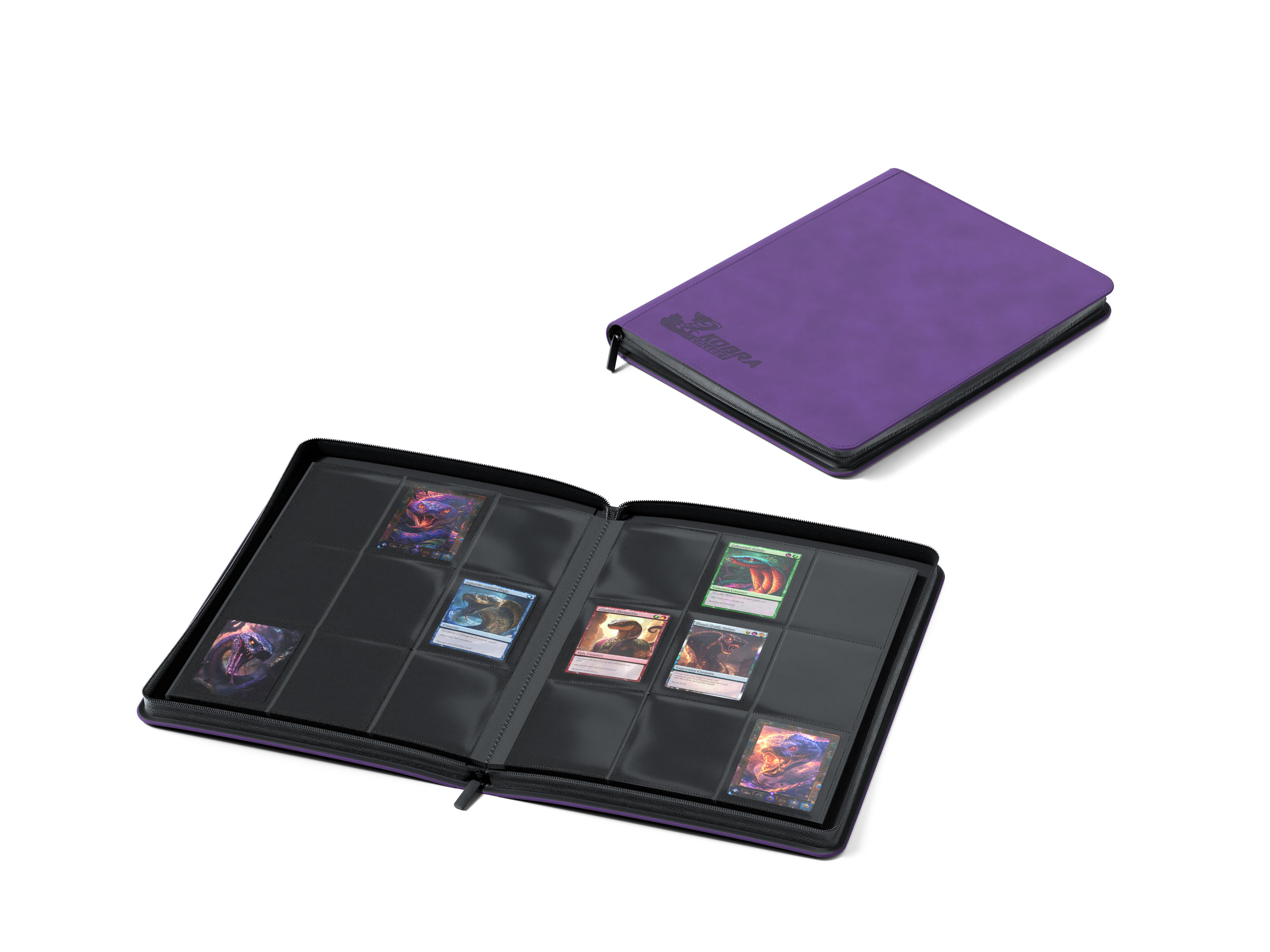 9 Pocket Premium Collectors Album with Zipper Kobra Collect