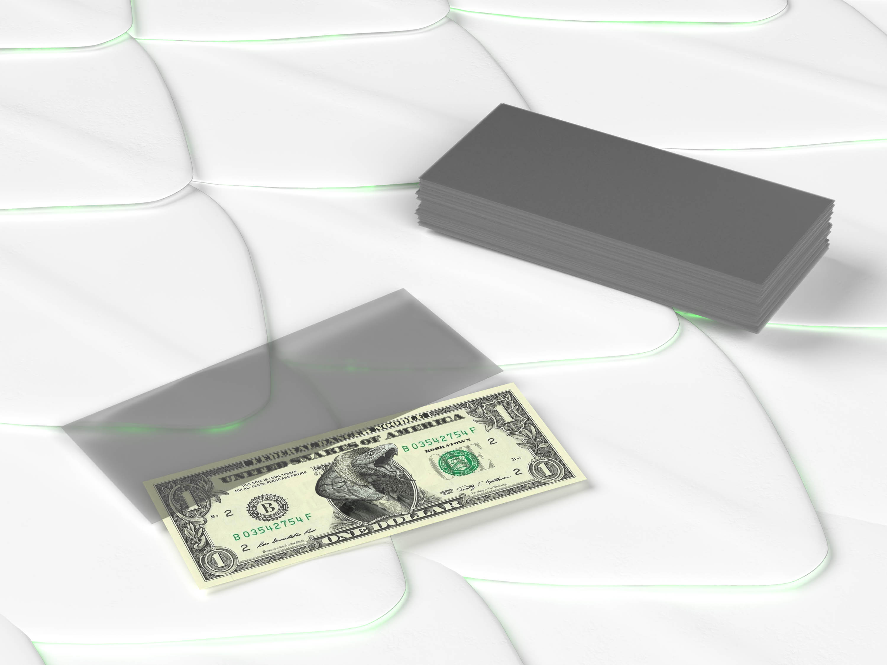 Currency Sleeves - Large Bill 100 x Kobra Collect