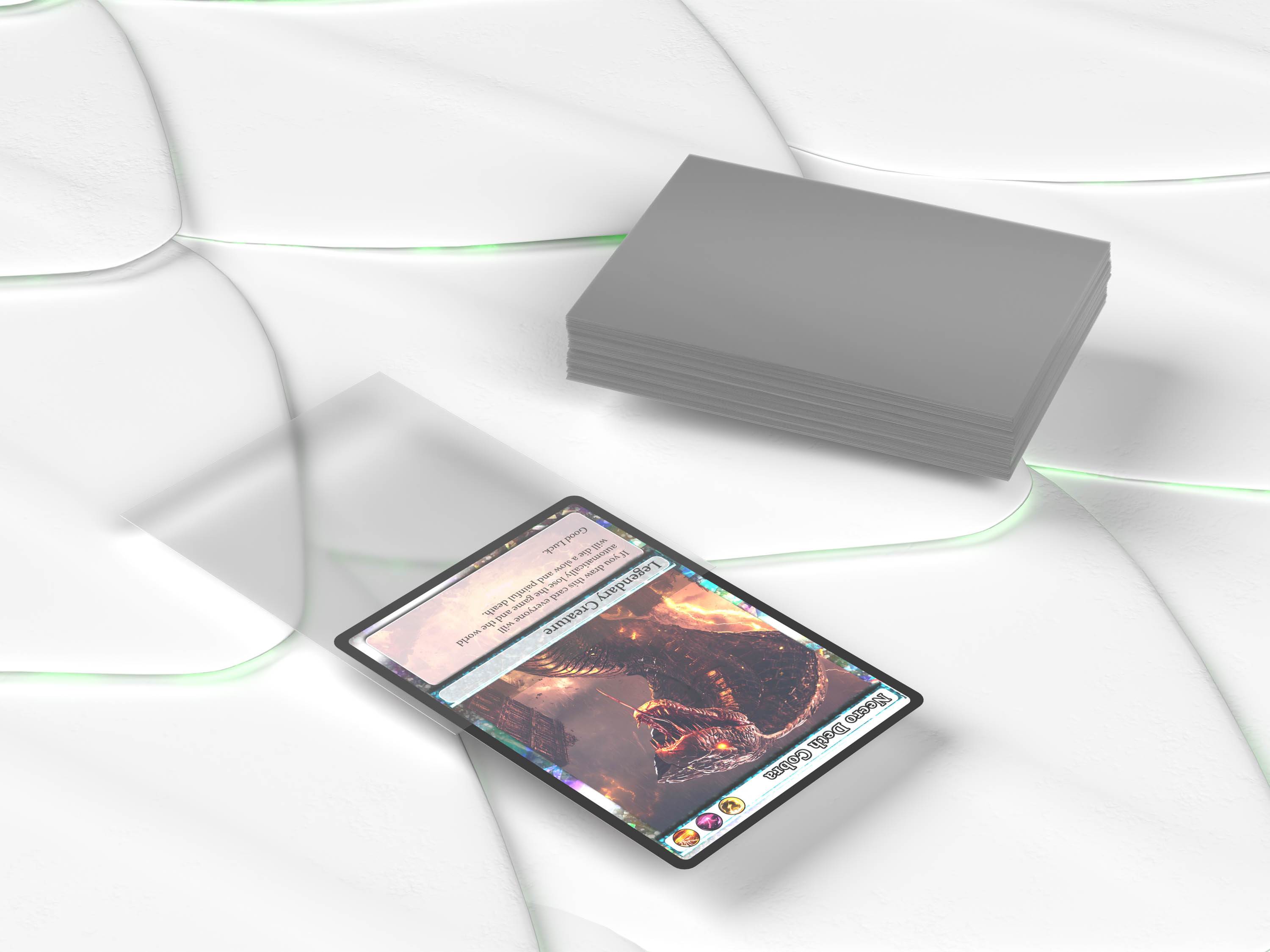 Premium Card Sleeves 100 x Kobra Collect