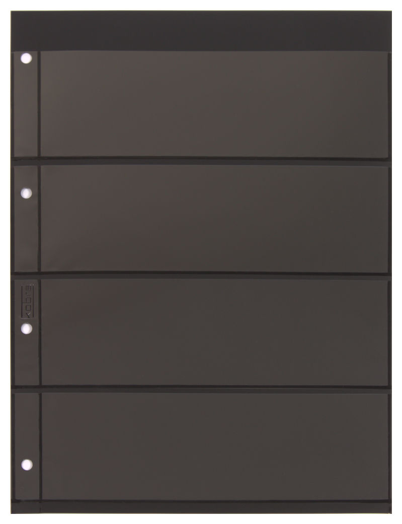 Stock Pages "Combi" Double Sided, Black