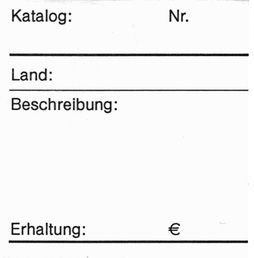 Beschriftungskärtchen zu Münztasche FT2 Beschriftungskärtchen zu Münztasche FT2