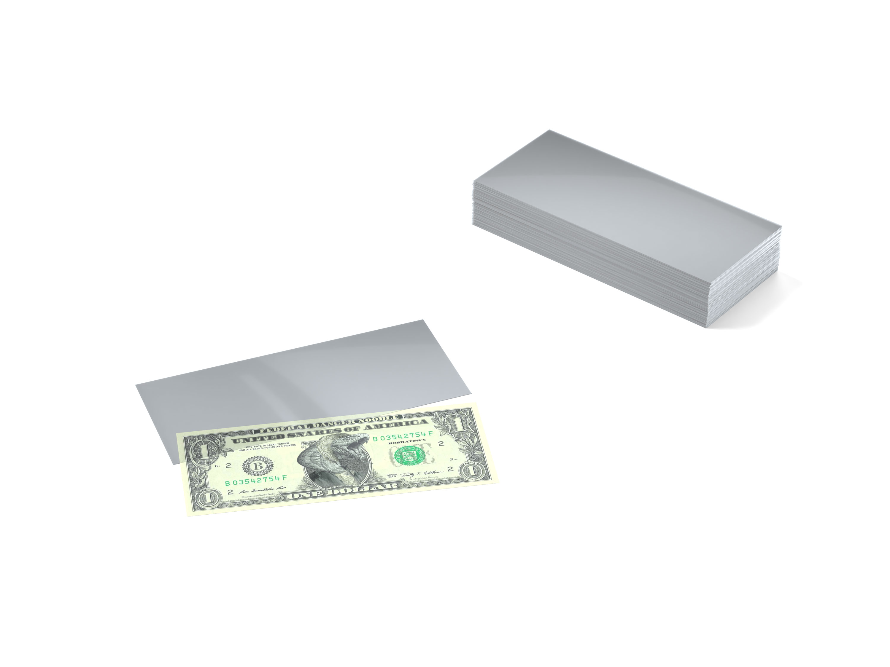 Currency Sleeves - Regular Bill 100 x Kobra Collect