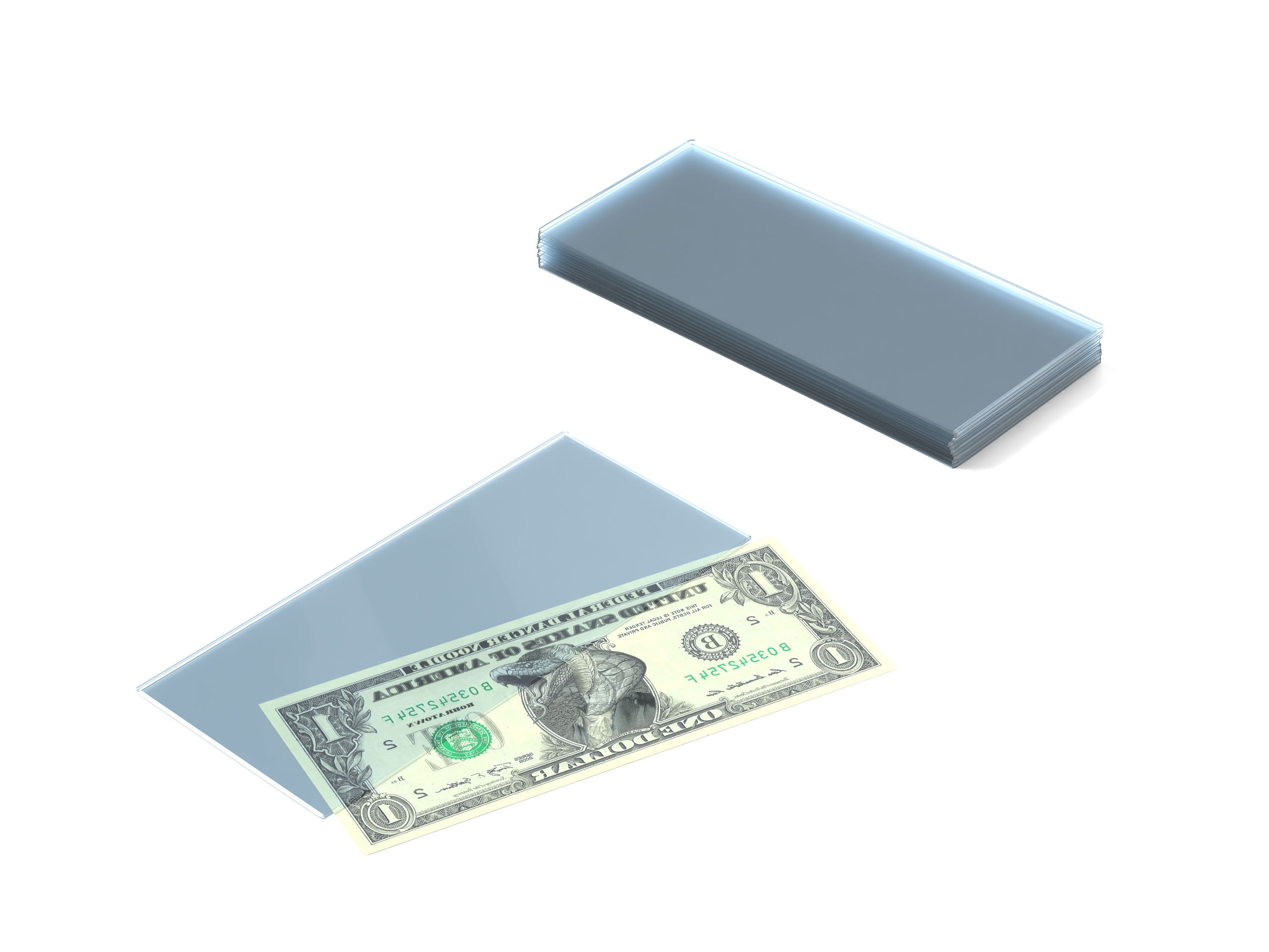 Currency Toploader - Large Bill 25 x Kobra Collect