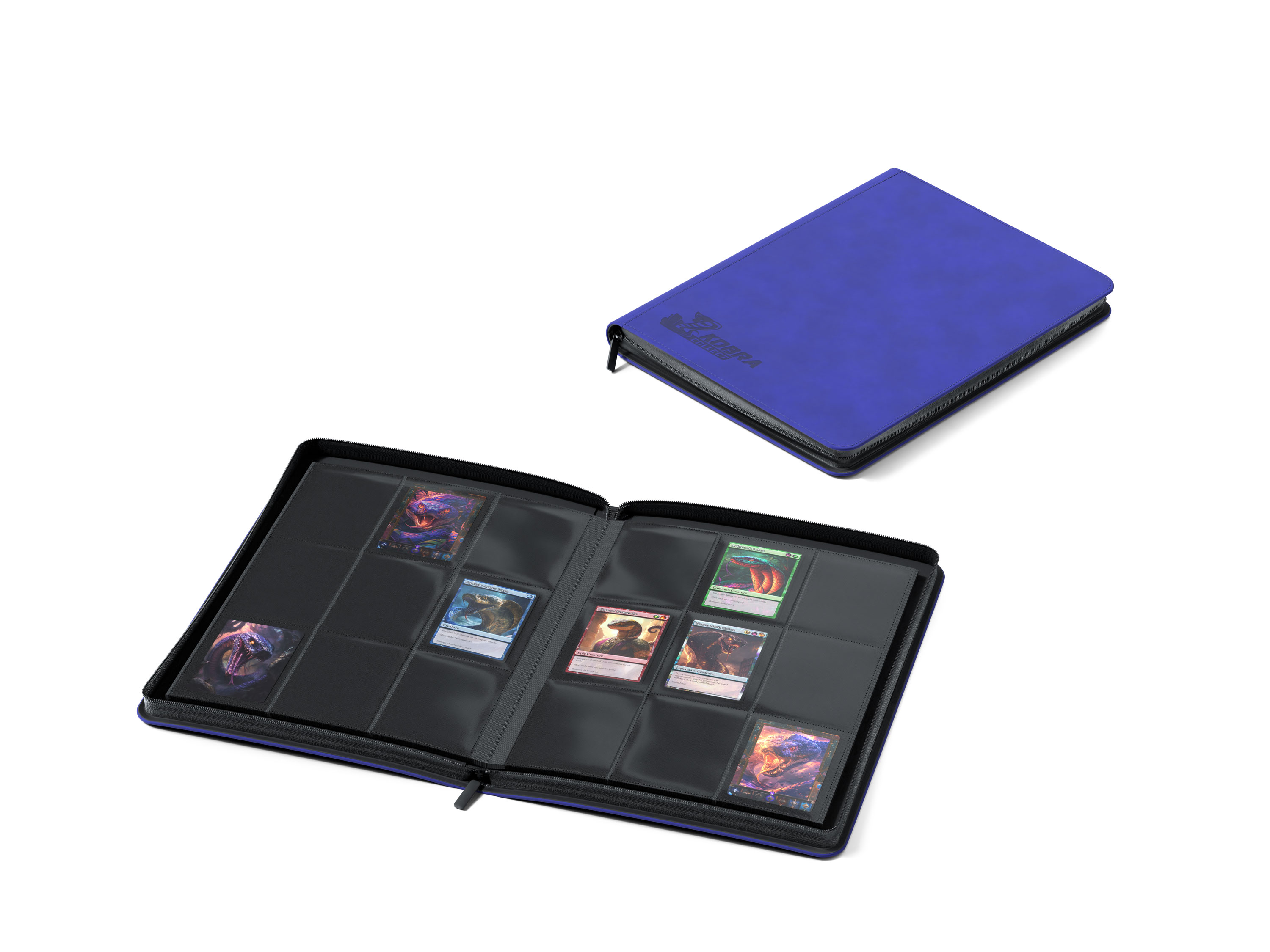 9 Pocket Premium Collectors Album with Zipper Kobra Collect