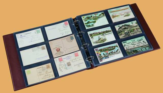 Einsteckblätter Blatt für XL-Album Postkartenalbum KOBRA AK11-AK26H 15 Varianten
