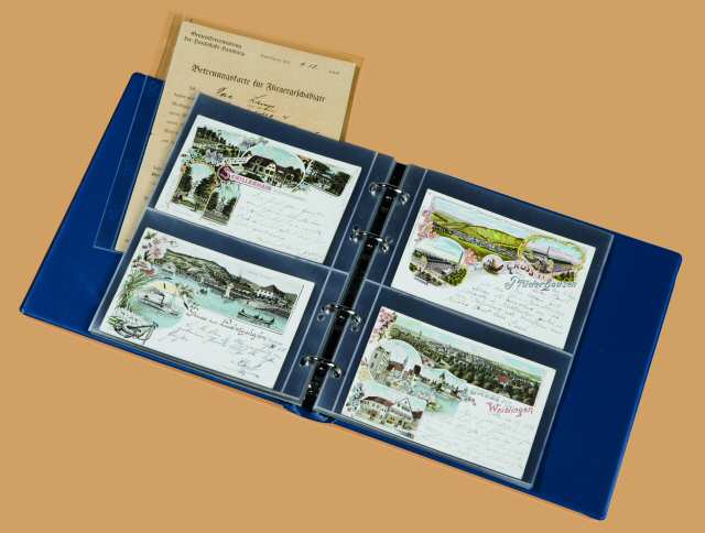 Einsteckblätter Blatt für XL-Album Postkartenalbum KOBRA AK11-AK26H 15 Varianten