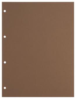 Interleaves for Stock Pages "Combi" made of brown cardboard
