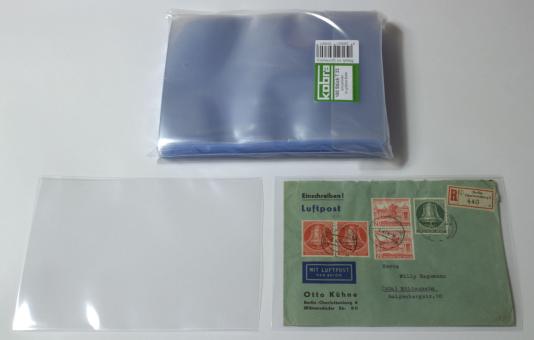 Schutzhüllen für größere Briefe Packung mit 100 Hüllen