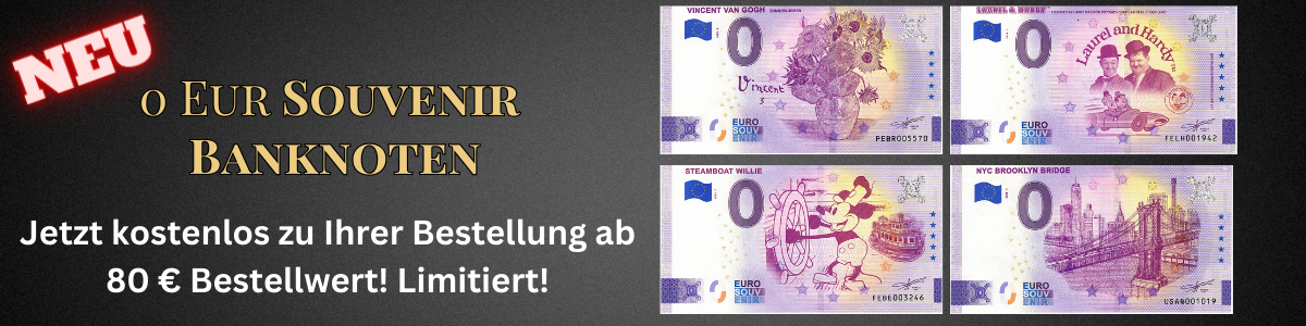 0 Euro Souvenir Banknoten